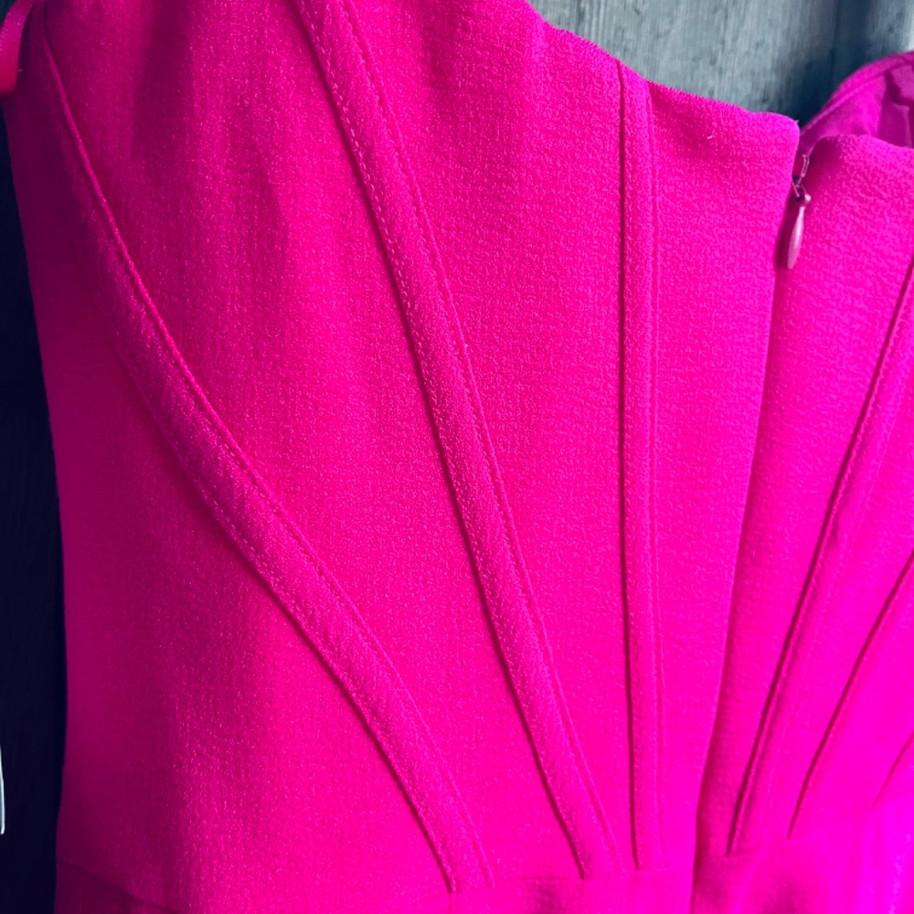 Dress the Population Vickie Bodycon Midi Dress Drape Off-the-shoulder Size S - Picture 13 of 16